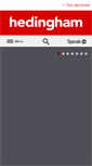 Mobile Screenshot of hedingham.co.uk