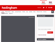 Tablet Screenshot of hedingham.co.uk